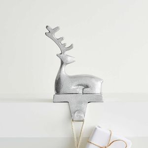Support de bas de Noël en métal en fonte pour cheminée décor de vacances vintage classique design solide et durable - Product Image 4