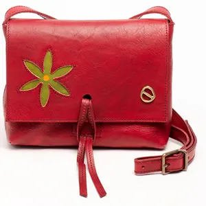 Top quality Italian handmade woman's genuine leather shoulder bag with adjustable shoulder strap MARGHERITA EXTRA SMALL