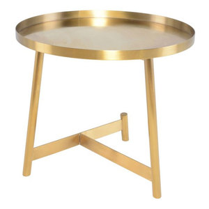 Iron & marble side <b>table</b> white marble and antique gold for bedroom living room office restaurant <b>kitchen</b> home bulk quantity 2023 - Product Image 6