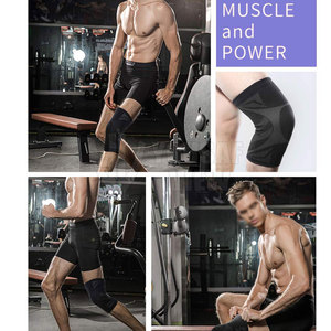 Direct fait en usine sur mesure Gym Fitness genou manches haltérophilie genou manches pour Squat et genou manches - Product Image 6
