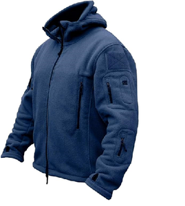 เสื้อแจ็คเก็ตมีฮู้ดผ้าฟลีซสำหรับผู้ชาย - Product Image 1