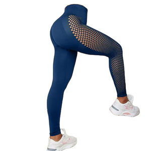 Leggings de yoga pour femmes de haute qualité haut dames pantalons décontractés-XL coupe ajustée respirant séchage rapide côtelé taille haute pour une utilisation en salle de sport - Product Image 1