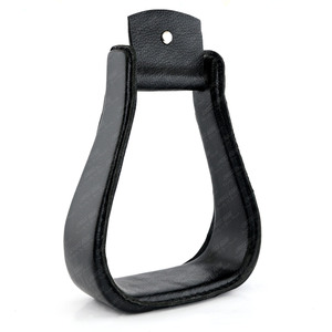 Estribos en forma de campana de cuero personalizados Equipo de equitación occidental clásico para saltar Sillín occidental Estribo Par Estilo campana antideslizante - Product Image 2