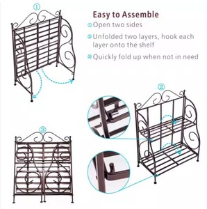Estante de almacenamiento de cocina estante de drenaje de cuencos multicapa estante de secado de palillos de platos multifunción estante de especias de vidrio - Product Image 3