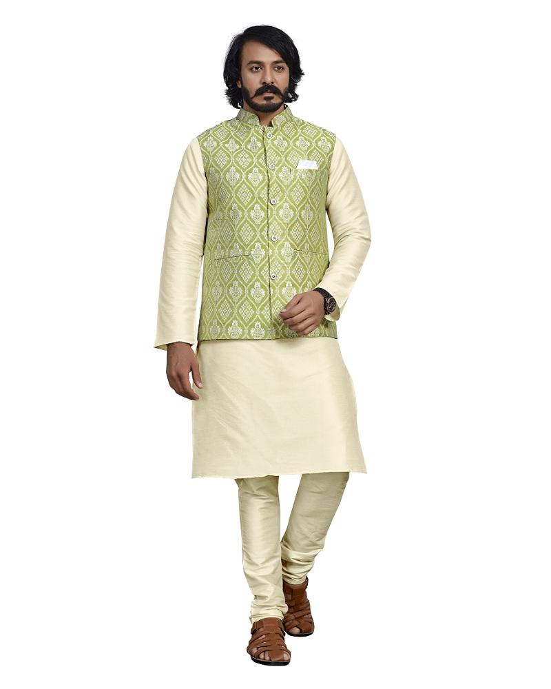 Men's Wedding and Party Wear Waistcoat and Kurta New Waistcoat