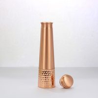 Bouteille d'eau de sport Stylex India en cuivre de haute qualité 99,2 %, 500 ml, réutilisable, écologique, avec couvercle anti-corrosion, pour adultes, vente en gros