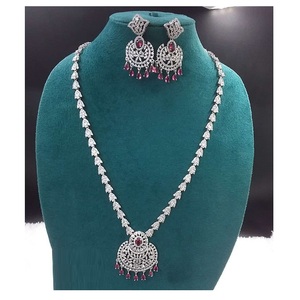 Venta caliente Modern Muse AD Jewelry Set American Diamond Elegance para mujeres contemporáneas disponibles a precios al por mayor - Product Image 2