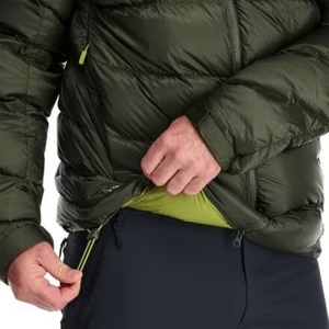 Blouson matelassé pour homme de haute qualité, personnalisé, chaud, isolé, à capuche, coupe-vent, motif camouflage, logo sur le devant, formel - Product Image 2