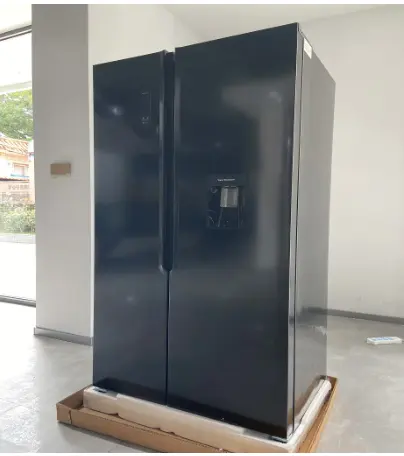 Оригинальный большой холодильник 529l, черный умный кухонный холодильник, холодильники для французской двери