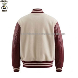Veste varsity brodée pour homme, haute qualité, dernier design, respirante, coupe ample. - Product Image 2