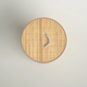 Produits bon marché paniers tissés en bambou 100% fait à la main grand stockage de vêtements en jonc de mer avec couvercles organisateur de maison panier décoratif - Product Image 5