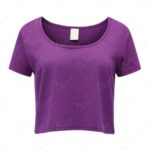 T-shirt ample élégant pour femmes, respirant, en coton doux, col rond, pour un usage quotidien et des tenues décontractées. - Product Image 3