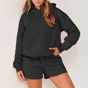 OEM/ODM Sweat à capuche oversize imprimé pour femme, en molleton 100% coton, épaules tombantes, léger, respirant, séchage rapide - Product Image 2