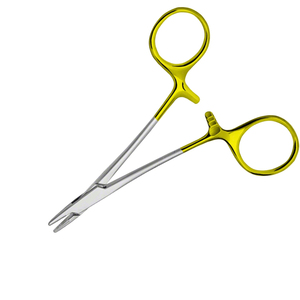 OEM Haute Qualité 120mm 4.34 Pouces DIY Grade Droit Demi-Or Porte-Aiguille Dossier Manuel Instruments de Base Chirurgicaux - Product Image 6