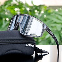 Lunettes de soleil de sport d'extérieur polarisées UV400 avec monture TR90 intégrale et protection UV efficace