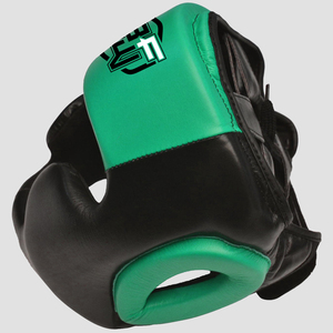 Best Quality Cowhide Leather MMA <b>Dummy</b> Head Guard Sparring Helmet Protector Protective Gear <b>for</b> <b>Boxing</b> and Fighting - Product Image 2