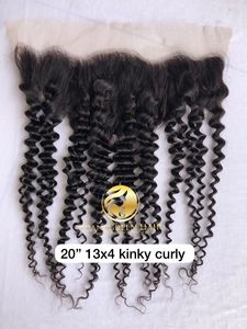 100% Top Qualité Indien En Gros Brut Indien Temple Vierge 20 ''Crépus Bouclés 13x4 Hd Dentelle Frontale Extension De Cheveux Fournisseur Indien - Product Image 6
