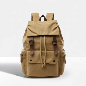 Vintage Anti-Theft <b>Backpack</b> with Detachable Strap Fashionable PU Material Waterproof and Zipper Closure Features USB Port - Product Image 1