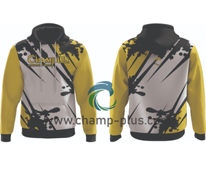 Sublimación sudaderas con capucha de invierno para hombres/mujeres 100% tela polar de poliéster diseño de logotipo personalizado detalle de bolsillo bordado de Color - Product Image 1