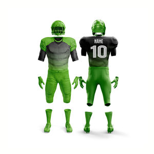 Maillot de football américain professionnel respirant à séchage rapide pour hommes avec numéro de nom personnalisé 100% Uniforme de football américain en polyester - Product Image 4