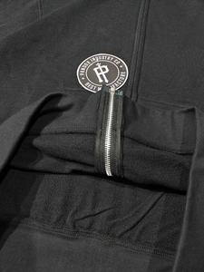 Sweat à capuche zippé décontracté d'hiver imprimé par broderie DTF personnalisée, 100% coton, respirant, polaire doux de qualité supérieure, couleur pleine, sans fissures - Product Image 3