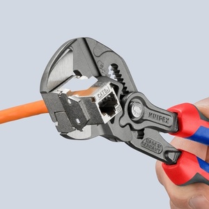 KNIPEX Pliers Wrench 180 mm Black Atramentized 40 mm <b>Clamping</b> Width Multi-Component Handles - Product Image 5