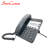 Sistema de Intercomunicación Telefónico SunComm SC-2007-PEG IP POE VoIP SIP con 2 Líneas para Habitaciones de Hotel, Intercomunicación Ethernet PoE, Voz HD
