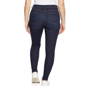 Pantalones Vaqueros de Mezclilla para Mujer de Alta Calidad, Lavados, de Secado Rápido, Transpirables, Resistentes al Viento, de Cintura Alta, con Logotipo Personalizado, Talla OEM, Casuales - Product Image 5