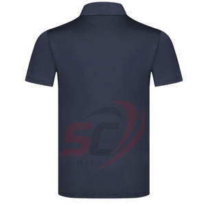 Polo de manga corta para hombre, camiseta ajustada informal, transpirable, de Color sólido, novedad de verano 2023 - Product Image 3