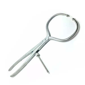Instrumentos Quirúrgicos Ortopédicos, Pinzas de Reducción Pélvica Circulares de Acero Inoxidable de 390 mm, Manuales, Aprobadas por CE MOL, Garantía de 2 Años - Product Image 1
