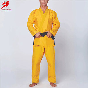 Combinaisons de judo de haute qualité, pré-rétractées, en tissu coton tissé perlé, uniformes de BJJ avec patchs personnalisés en stock - Product Image 1