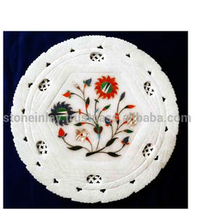 Artisanat belle incrustation Art travail plaques de marbre - Product Image 1