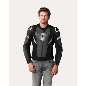 Chaqueta de Motociclismo de Cuero para Carreras, Protección Corporal de Alto Impacto, Resistente al Viento e Impermeable para Motociclistas, Transpirable, OEM - Product Image 5