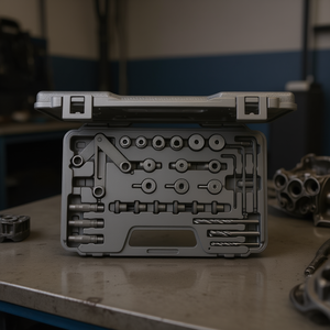 Gedore 30-Piece Cylinder Head Drill Gauge Set Bolt <b>Screw</b> Remover - Product Image 3