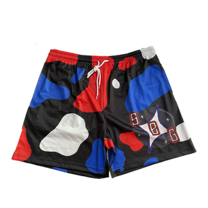 Pantalones Cortos Deportivos de Alta Calidad para Hombre, Transpirables, de Algodón 100%, para Gimnasio, Playa, Personalizados en Negro - Product Image 1