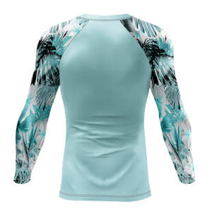 T-shirt de compression à manches courtes personnalisé avec logo de surf MMA BJJ, rashguard sublimé pour le Jiu Jitsu, design en gros - Product Image 2