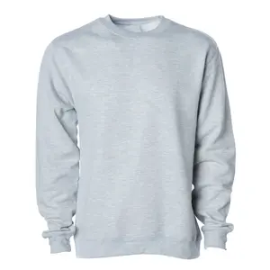 Sweat-shirt de luxe de haute qualité en coton organique lourd avec logo personnalisé surdimensionné pour hommes Version vierge disponible