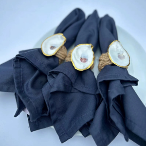 Porte-serviettes élégant en résine et en jute pour une table de salle à manger contemporaine, décoration de cuisine et utilisation fonctionnelle en provenance d'Inde - Product Image 1