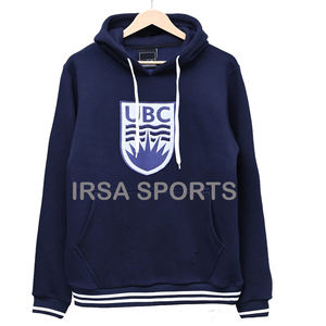 Sweats à capuche avec impression de logo personnalisé, 100% coton, polaire d'hiver, pull-over et fermeture éclair, OEM/ODM, broderie respirante, unisexe, taille XS - Product Image 5