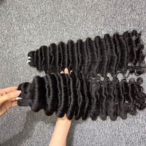 วิกผมต่อผมมนุษย์บริสุทธิ์จากเวียดนามทรงหลวมผมหยิกสีดำดิบ - Product Image 2