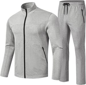 Haute qualité hommes survêtements survêtement décontracté à manches longues 2 pièces tenue sport Jogging costume pour hommes en gros survêtement - Product Image 1