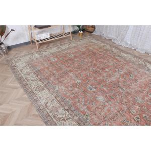 Vintage Turkish <b>Runner</b> Rug 0.7x11 ft, <b>Red</b> Persian Rug Wool - Product Image 4