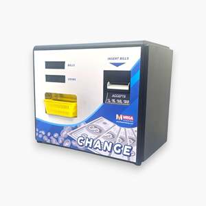 MV-101 BB Cambiador de billetes a monedas/fichas de carga trasera negro para uso en máquinas recreativas - Product Image 1