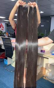 Extensiones de Cabello Humano Natural con Ondas para Cierre, Trama Única, Remy, Vietnamita, Virgen, Cutícula Alineada - Product Image 3