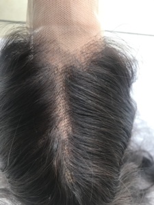 Raw Temple – Extensions de cheveux naturels, dentelle suisse vierge transparente, cheveux humains ondulés, non traités, 13x4, origine indienne - Product Image 4