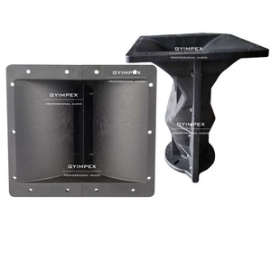 256*255*276mm Good Quality <b>engineering</b> <b>plastic</b> 2 Inch throat Tweeter Speaker horn tweeter waveguide Line Array Difusores - Product Image 1