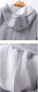 Sweat-shirt à capuche court zippé pour femme, veste légère en polaire, pull décontracté style streetwear pour le printemps et l'automne - Product Image 4