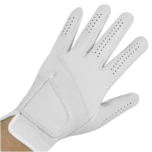 Gants de golf pour gaucher en cuir Cabretta de qualité supérieure avec logo personnalisé, fentes pour les doigts, couleur et taille personnalisées pour hommes - Product Image 5