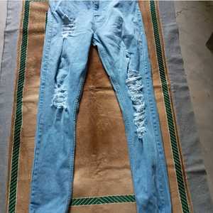 Pantalones vaqueros de lona personalizables de alta calidad, pantalones cortos Cargo informales de cintura media, logotipo bordado, tela de punto impermeable personalizada - Product Image 5