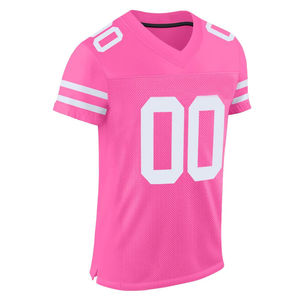 Nouveauté maillot de football américain léger et confortable de haute qualité respirant manches courtes grande taille personnalisable 100% - Product Image 2